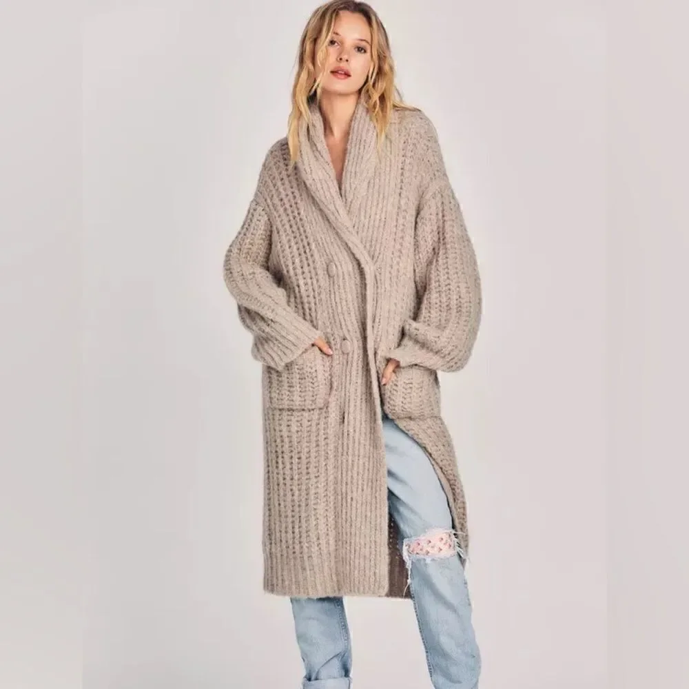 Free People LOVESHACKFANCY GILLIES DUSTER / size M-L